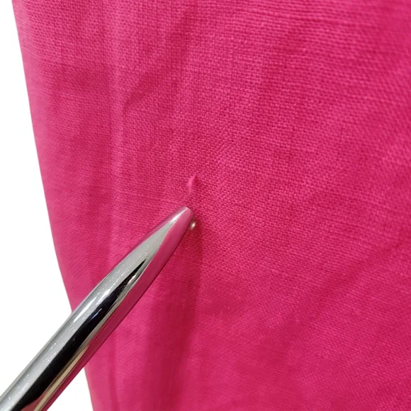 NWT J.Crew Linen Drawstring Wide Leg Pants Pink Brown Tux Stripe Women’s XS - Picture 12 of 14